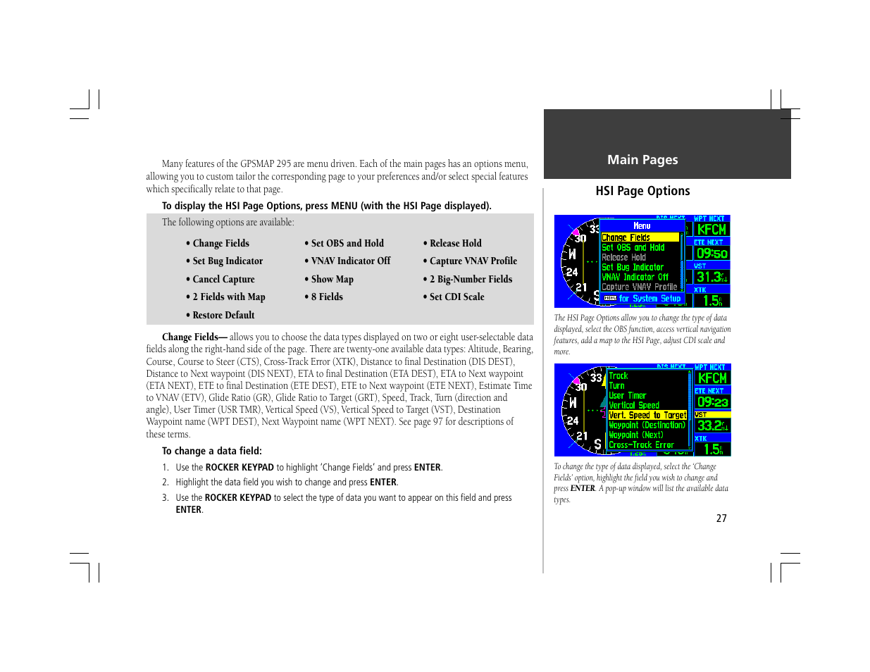 Garmin GPSMAP 295 User Manual | Page 37 / 116