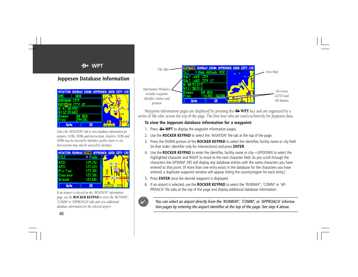 Garmin GPSMAP 295 User Manual | Page 50 / 116