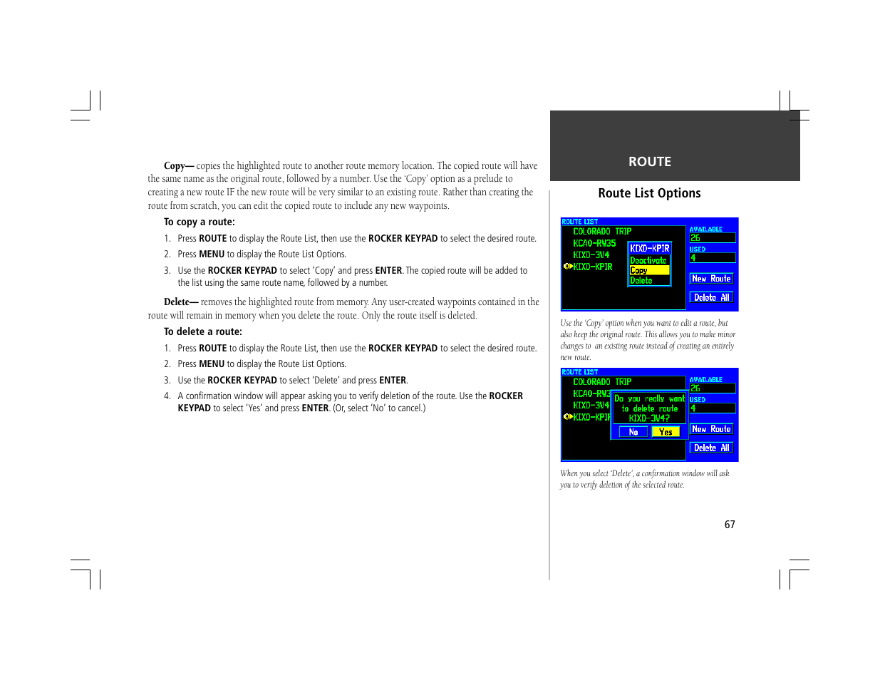 Garmin GPSMAP 295 User Manual | Page 77 / 116