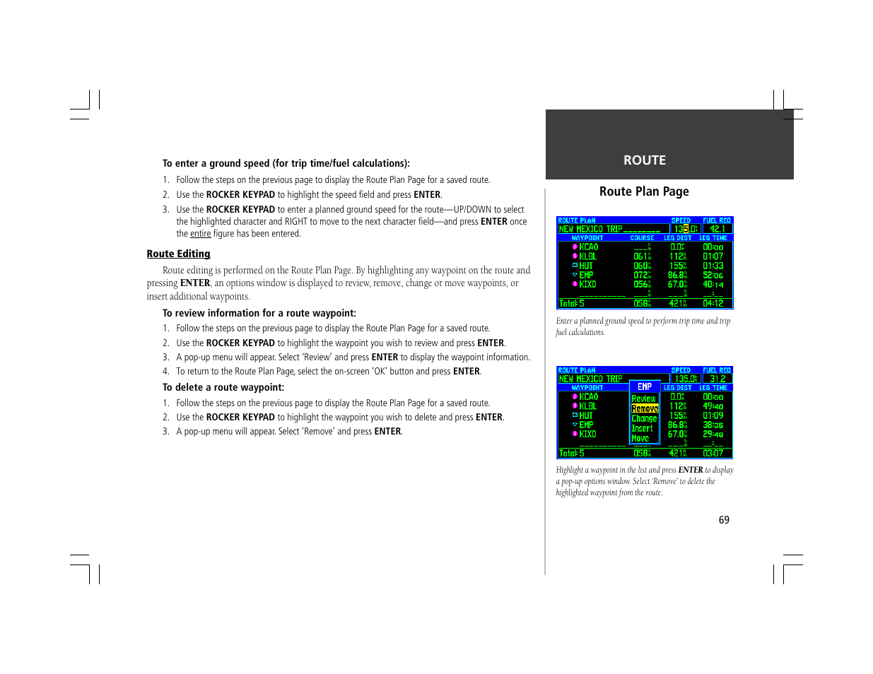 Garmin GPSMAP 295 User Manual | Page 79 / 116