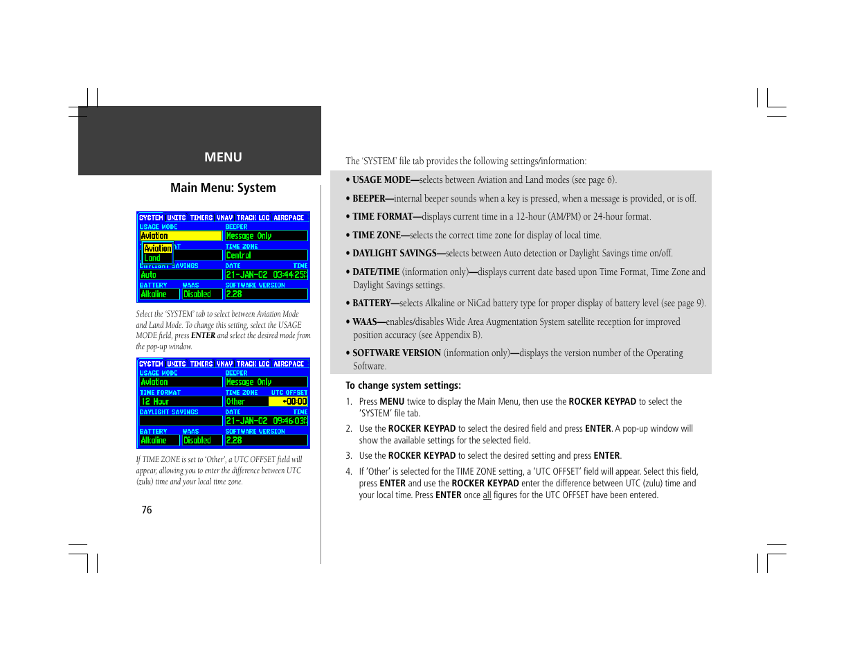 Garmin GPSMAP 295 User Manual | Page 86 / 116