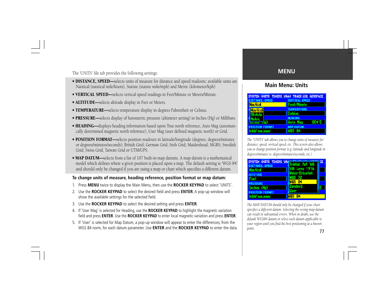 Garmin GPSMAP 295 User Manual | Page 87 / 116