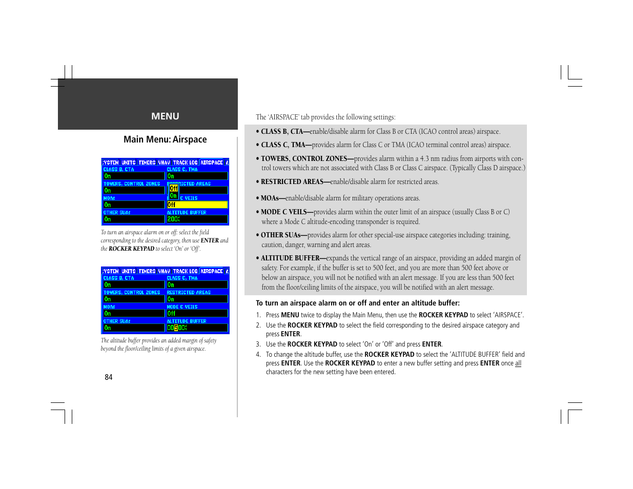 Garmin GPSMAP 295 User Manual | Page 94 / 116