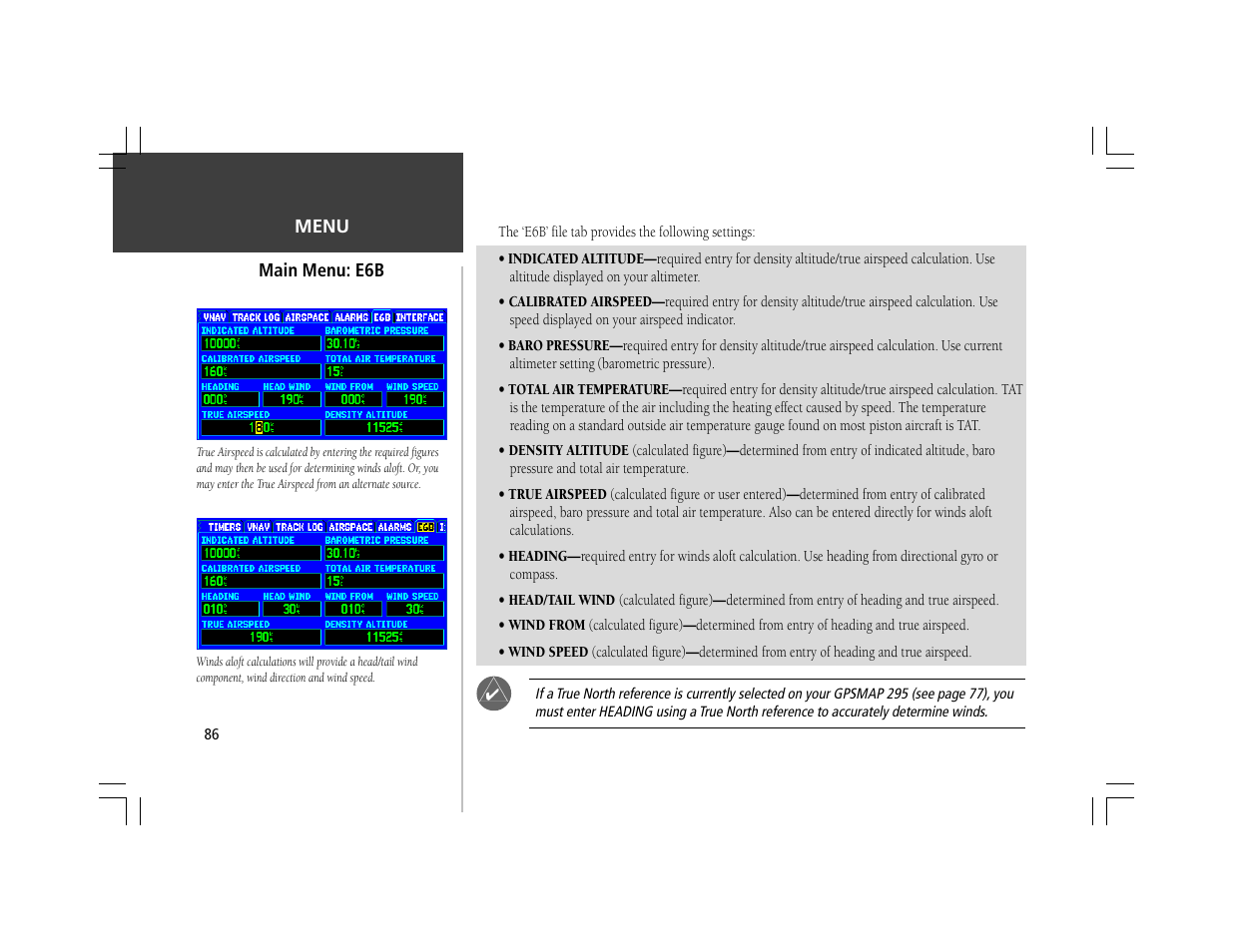 Garmin GPSMAP 295 User Manual | Page 96 / 116