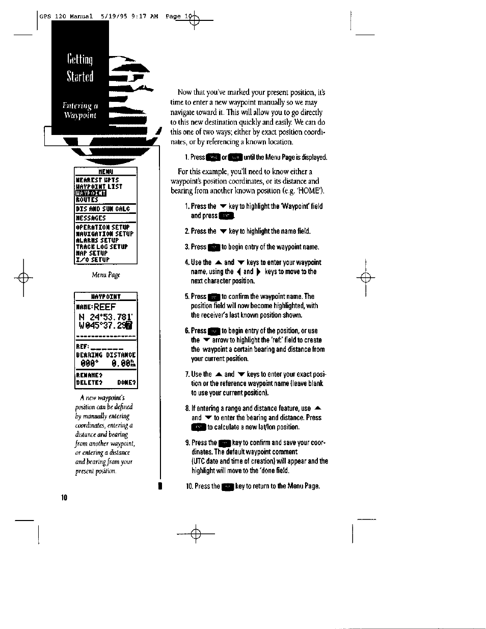 Garmin GPS 120 User Manual | Page 18 / 71