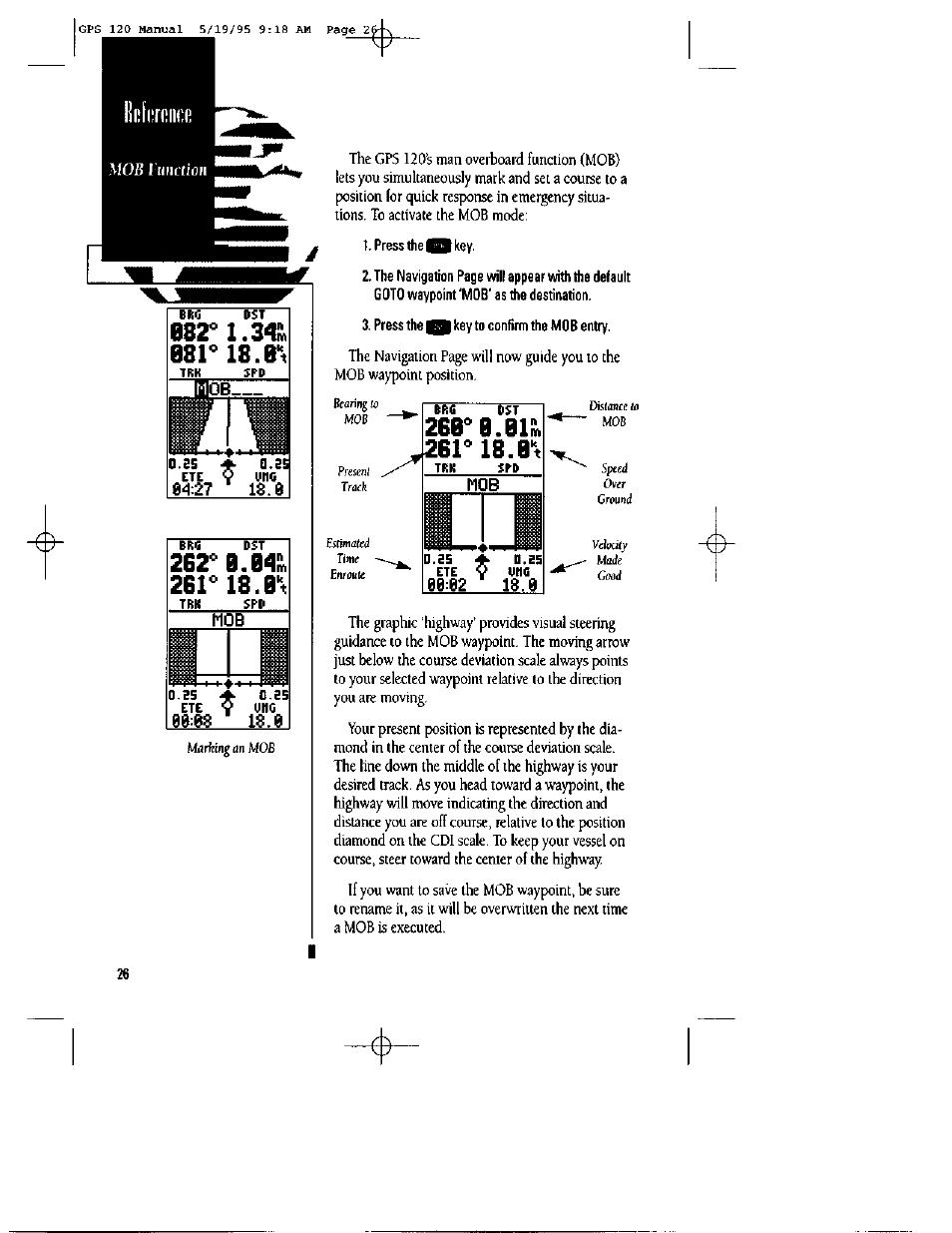 O.es + a.as | Garmin GPS 120 User Manual | Page 34 / 71