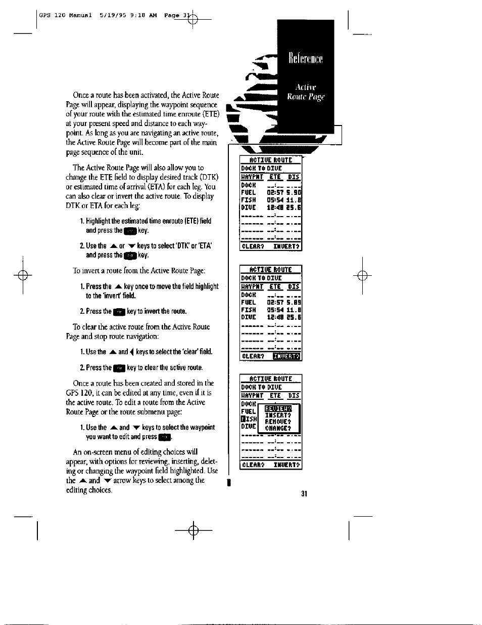 Garmin GPS 120 User Manual | Page 39 / 71