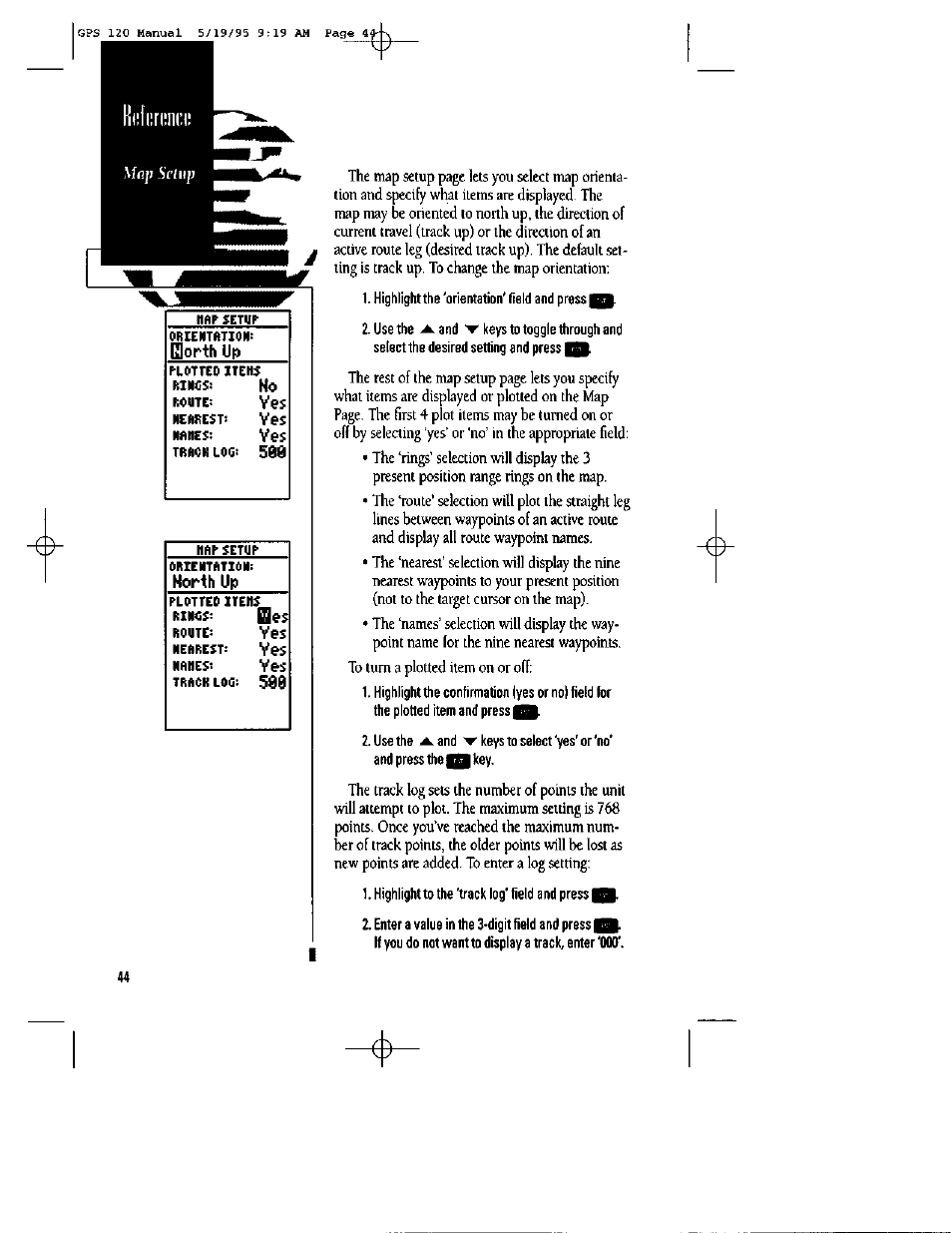 Garmin GPS 120 User Manual | Page 52 / 71