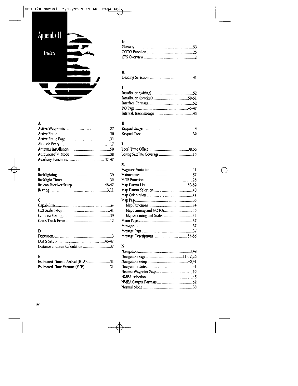 Garmin GPS 120 User Manual | Page 68 / 71