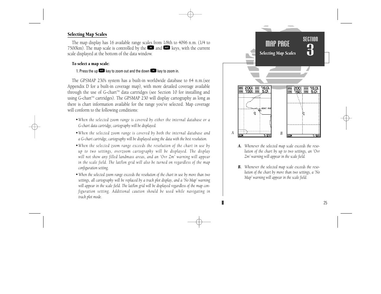 Map page | Garmin GPSMAP 230 User Manual | Page 37 / 96