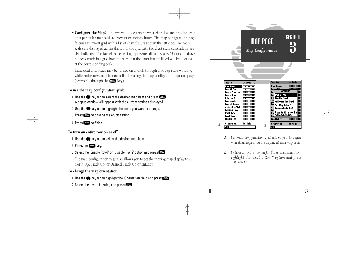 Map page | Garmin GPSMAP 230 User Manual | Page 39 / 96