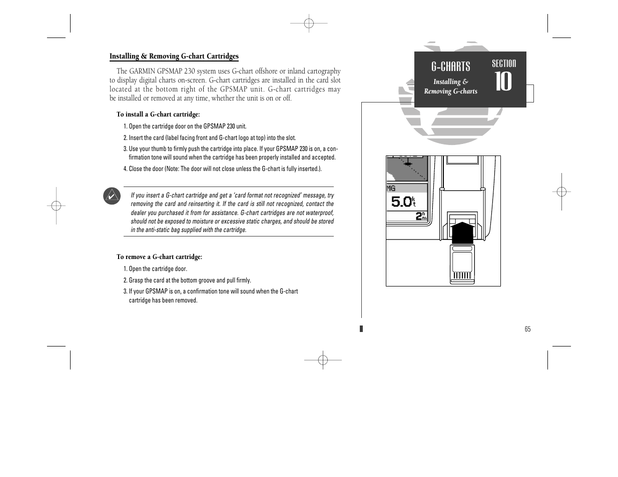 G-charts | Garmin GPSMAP 230 User Manual | Page 77 / 96