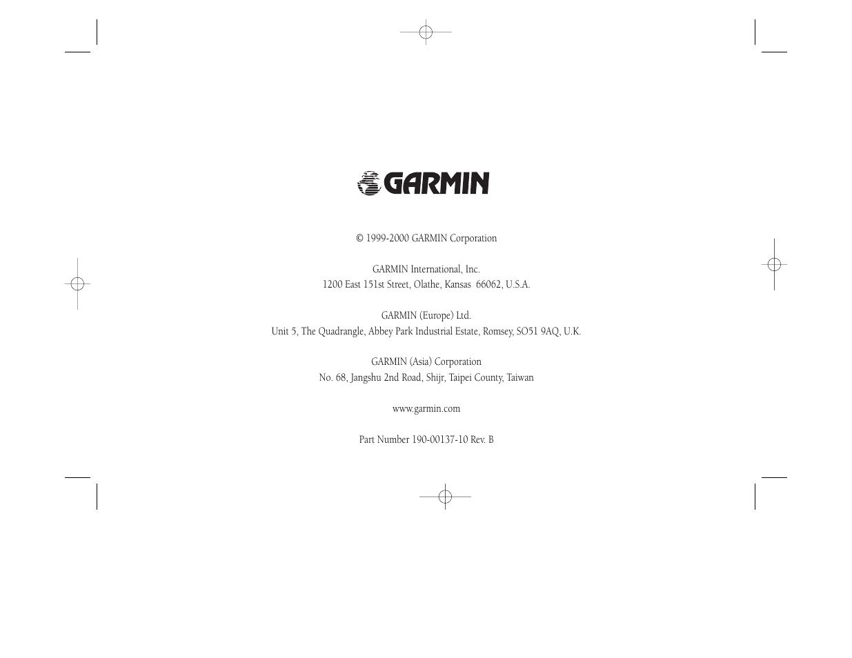 Garmin GPSMAP 230 User Manual | Page 96 / 96