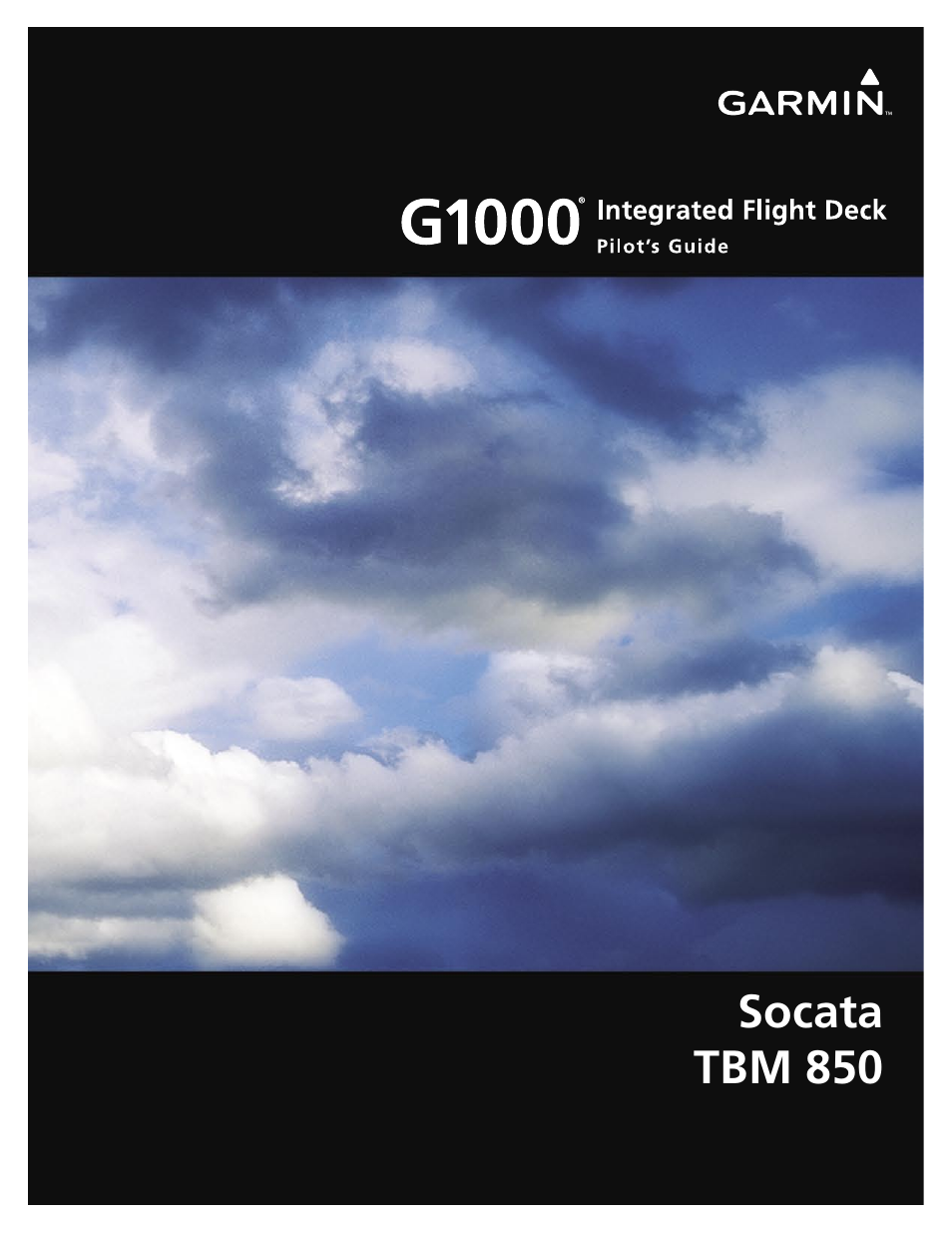 Garmin G1000 Socata TBM 850 User Manual | 542 pages