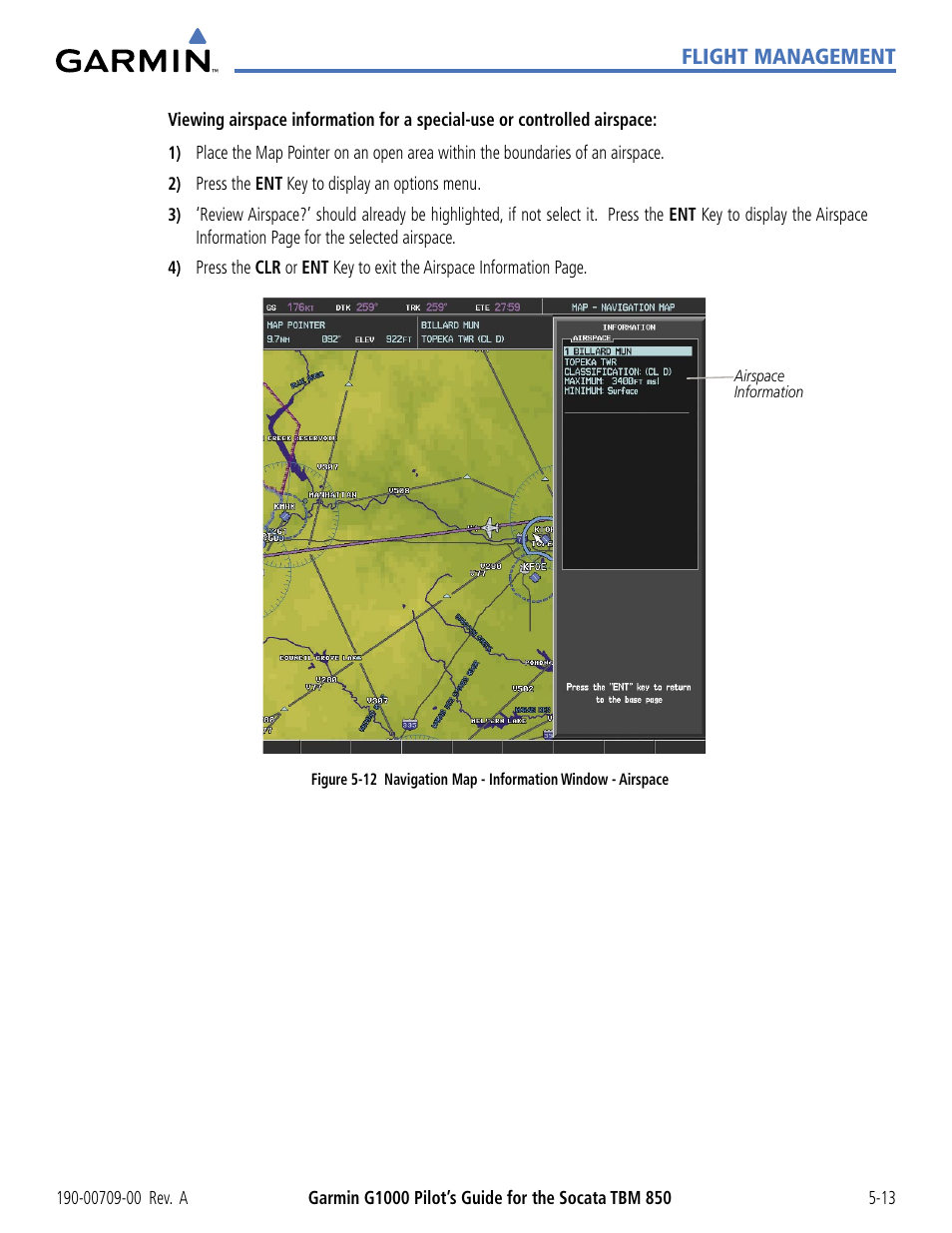 Garmin G1000 Socata TBM 850 User Manual | Page 165 / 542