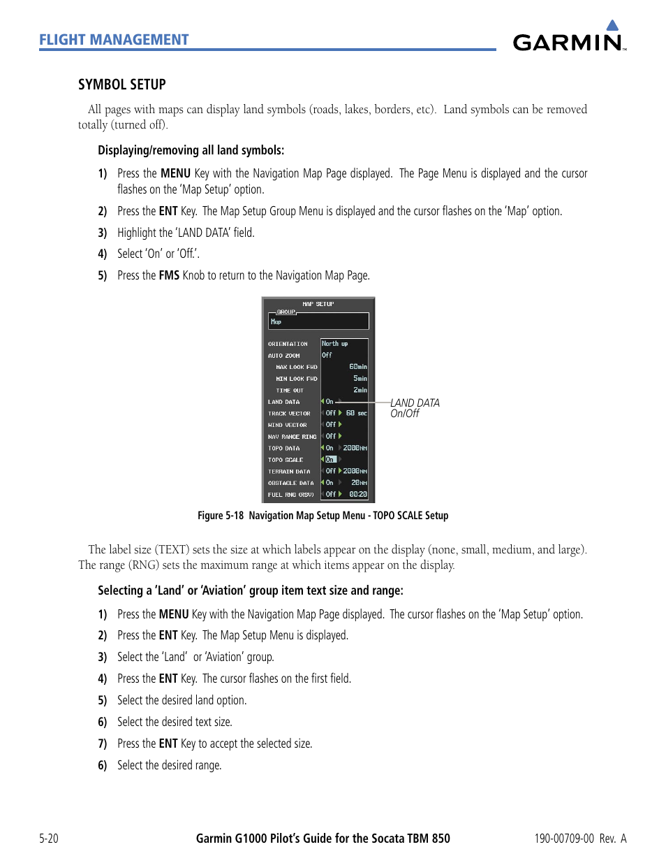 Garmin G1000 Socata TBM 850 User Manual | Page 172 / 542