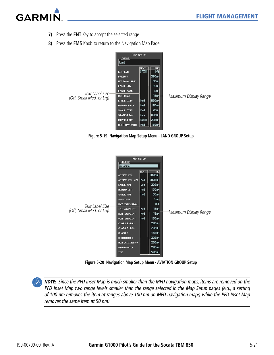 Flight management | Garmin G1000 Socata TBM 850 User Manual | Page 173 / 542