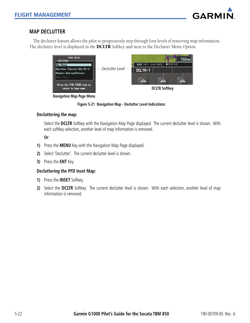 Garmin G1000 Socata TBM 850 User Manual | Page 174 / 542