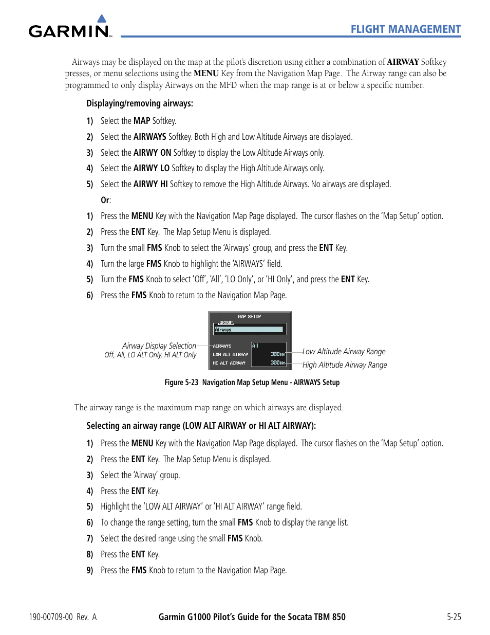 Flight management | Garmin G1000 Socata TBM 850 User Manual | Page 177 / 542