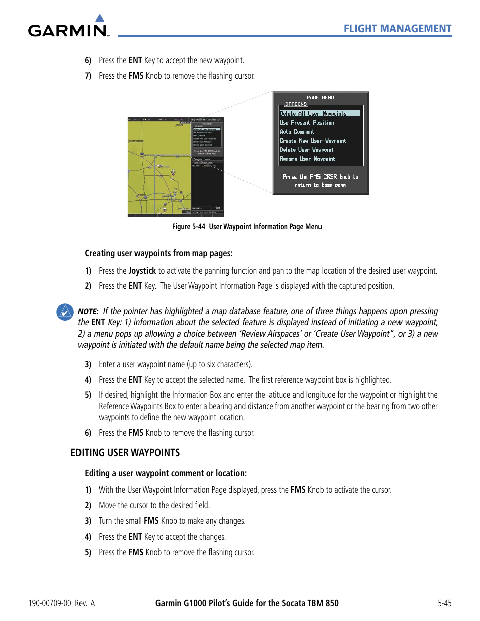 Garmin G1000 Socata TBM 850 User Manual | Page 197 / 542