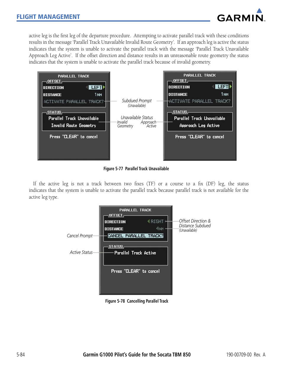 Flight management | Garmin G1000 Socata TBM 850 User Manual | Page 236 / 542