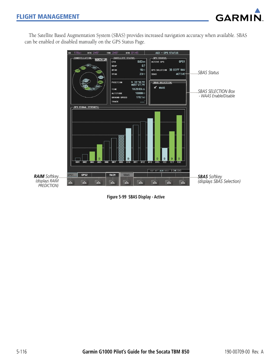 Flight management | Garmin G1000 Socata TBM 850 User Manual | Page 268 / 542