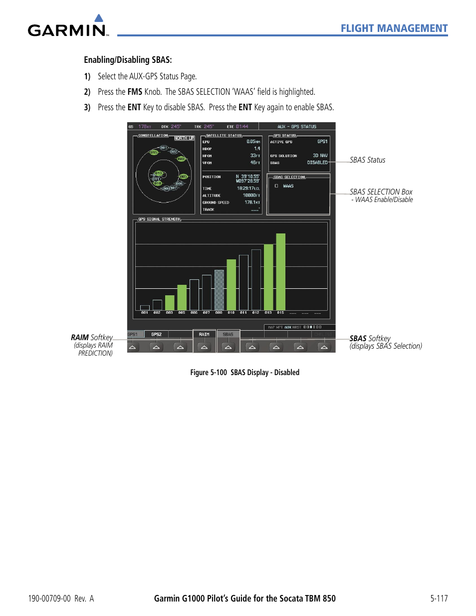 Flight management | Garmin G1000 Socata TBM 850 User Manual | Page 269 / 542