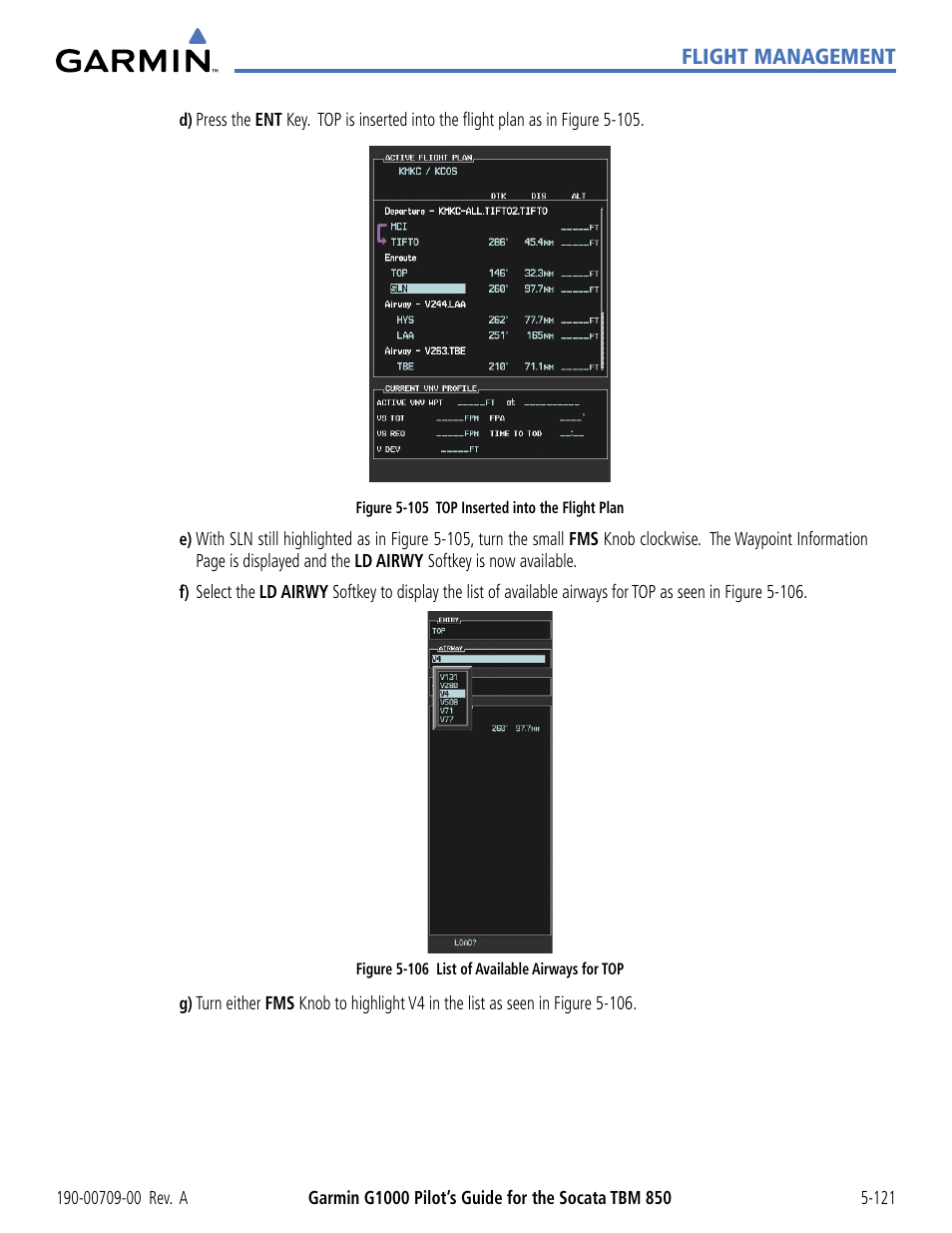 Garmin G1000 Socata TBM 850 User Manual | Page 273 / 542