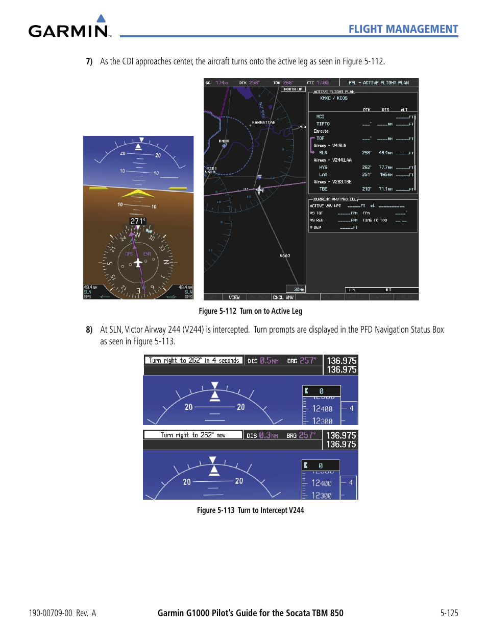 Garmin G1000 Socata TBM 850 User Manual | Page 277 / 542