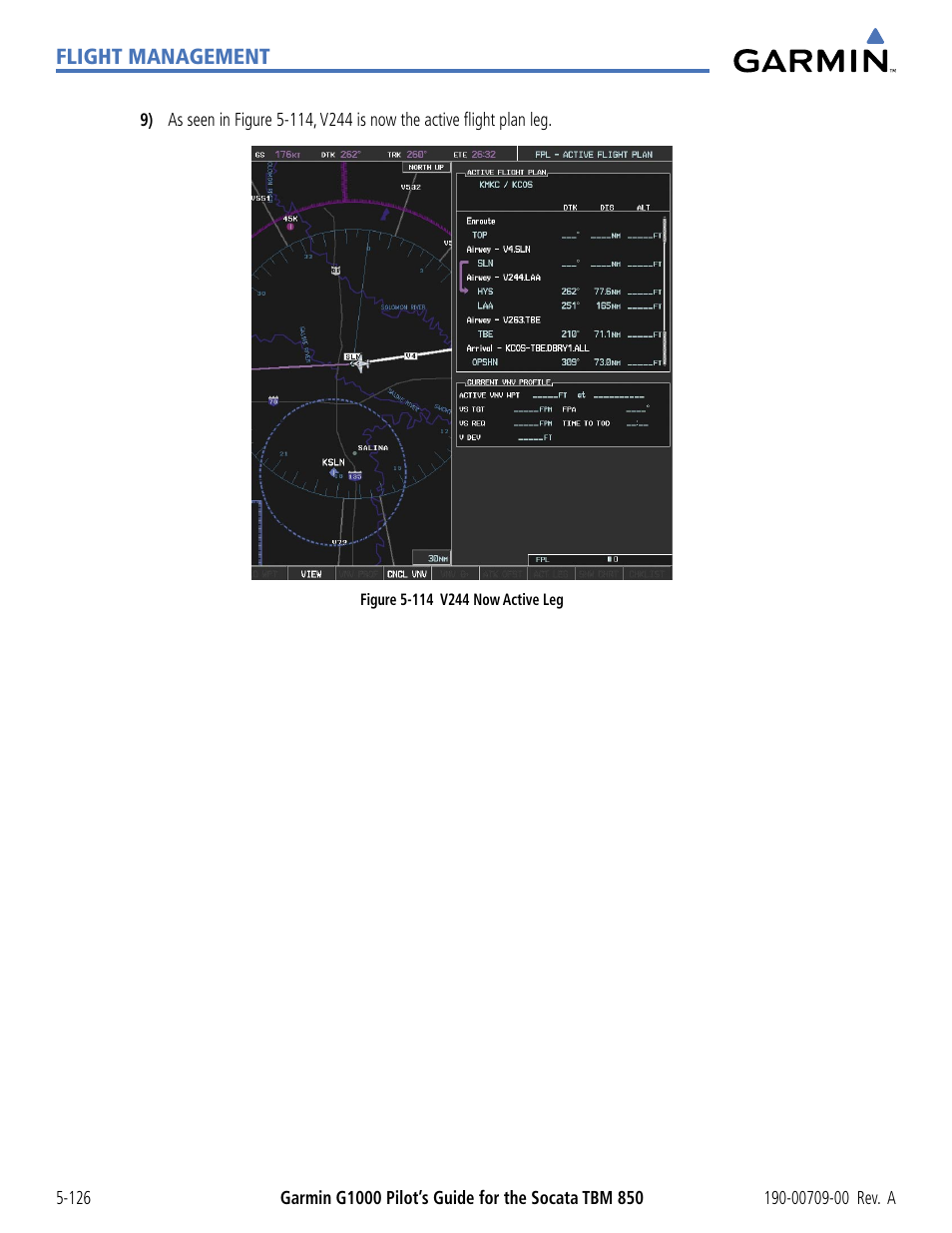 Garmin G1000 Socata TBM 850 User Manual | Page 278 / 542