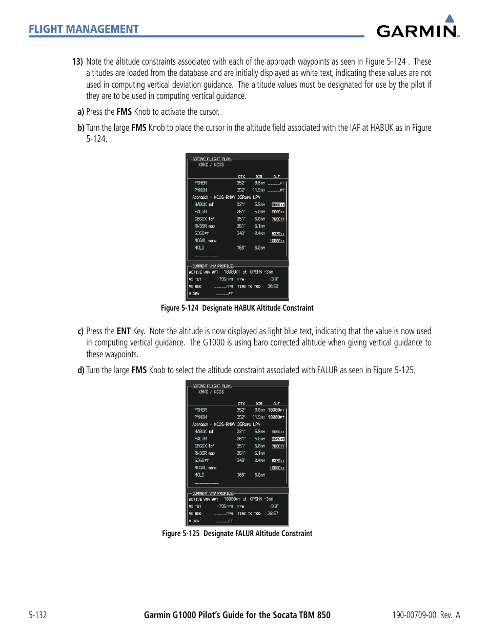 Garmin G1000 Socata TBM 850 User Manual | Page 284 / 542