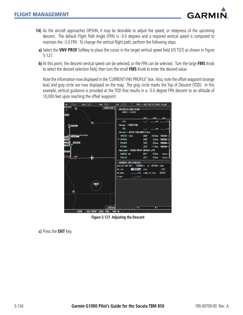 Garmin G1000 Socata TBM 850 User Manual | Page 286 / 542