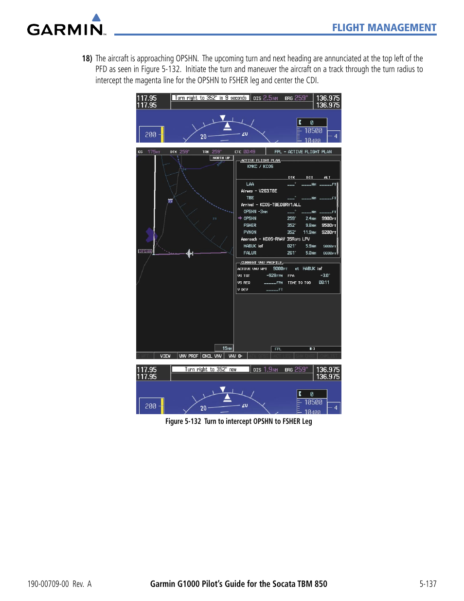 Garmin G1000 Socata TBM 850 User Manual | Page 289 / 542