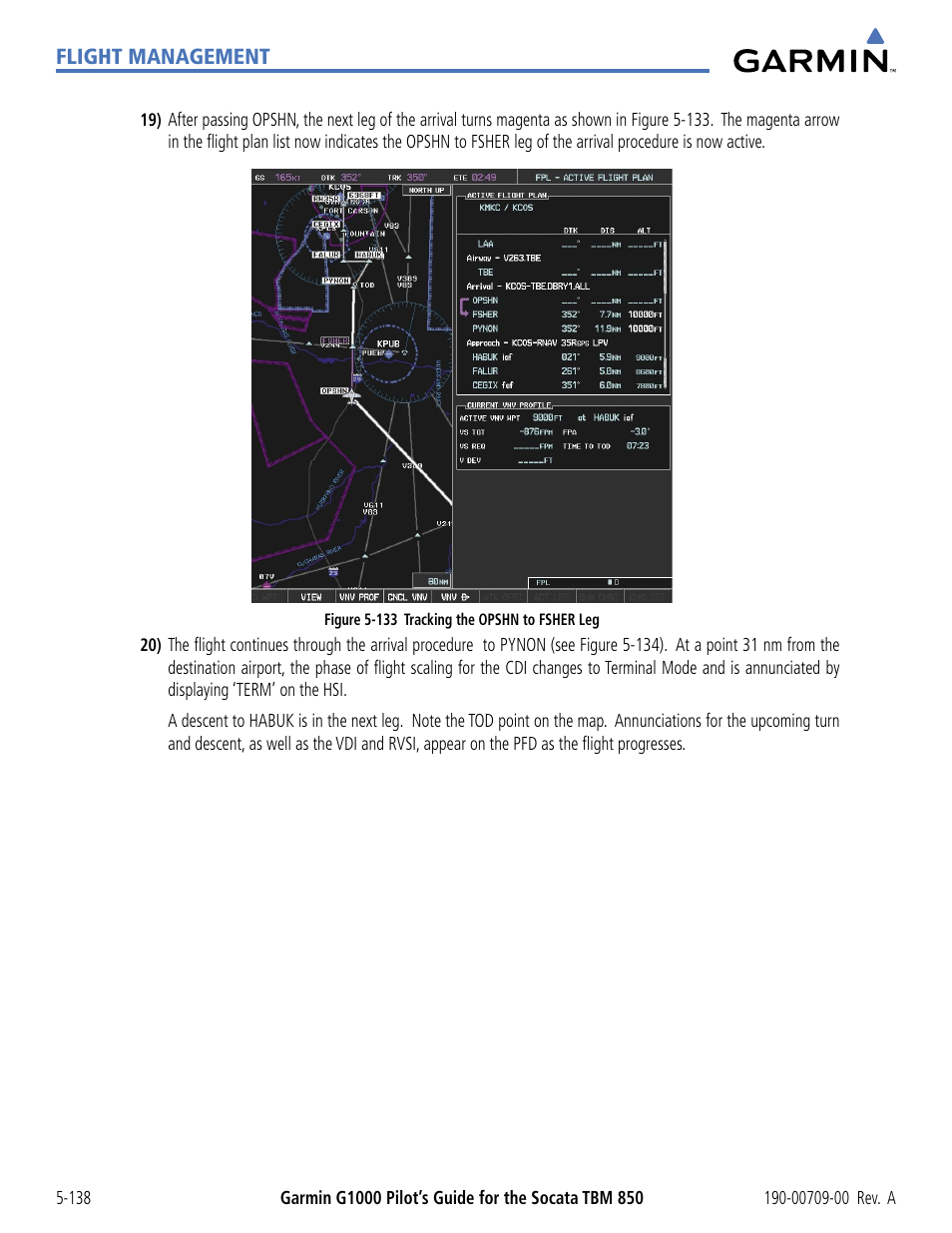 Garmin G1000 Socata TBM 850 User Manual | Page 290 / 542