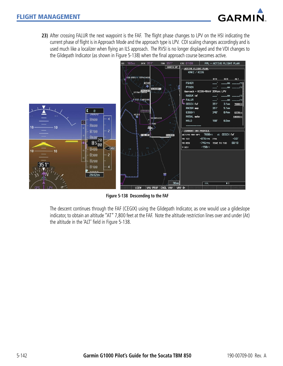 Garmin G1000 Socata TBM 850 User Manual | Page 294 / 542