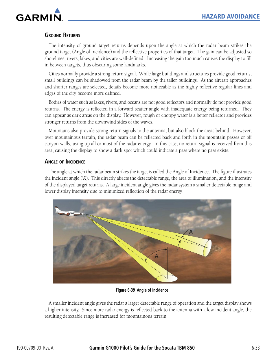 Garmin G1000 Socata TBM 850 User Manual | Page 333 / 542