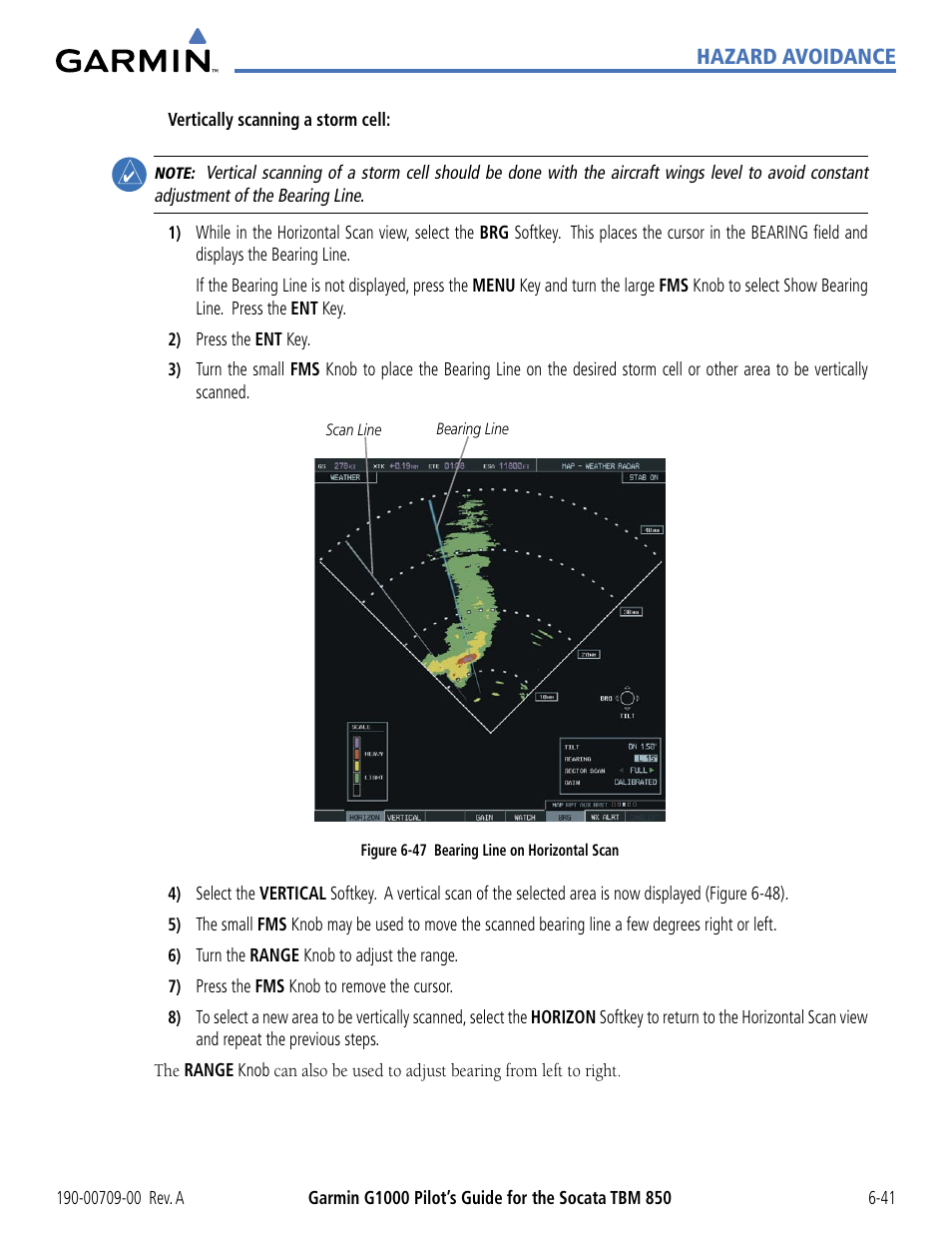 Hazard avoidance | Garmin G1000 Socata TBM 850 User Manual | Page 341 / 542