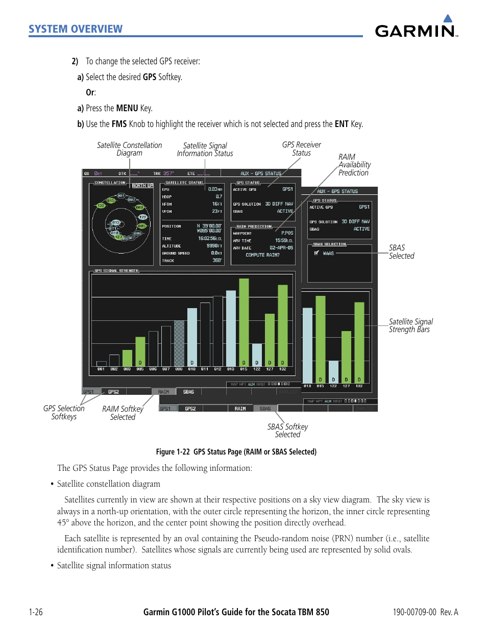 System overview | Garmin G1000 Socata TBM 850 User Manual | Page 36 / 542