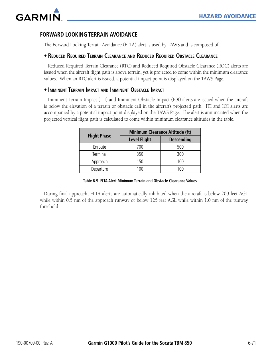 Garmin G1000 Socata TBM 850 User Manual | Page 371 / 542