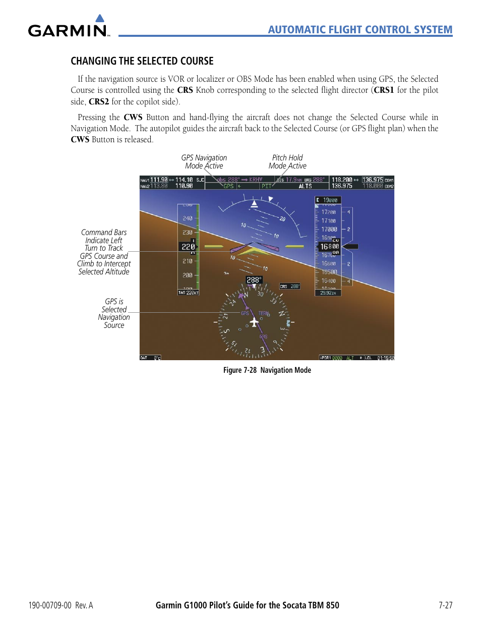 Garmin G1000 Socata TBM 850 User Manual | Page 411 / 542