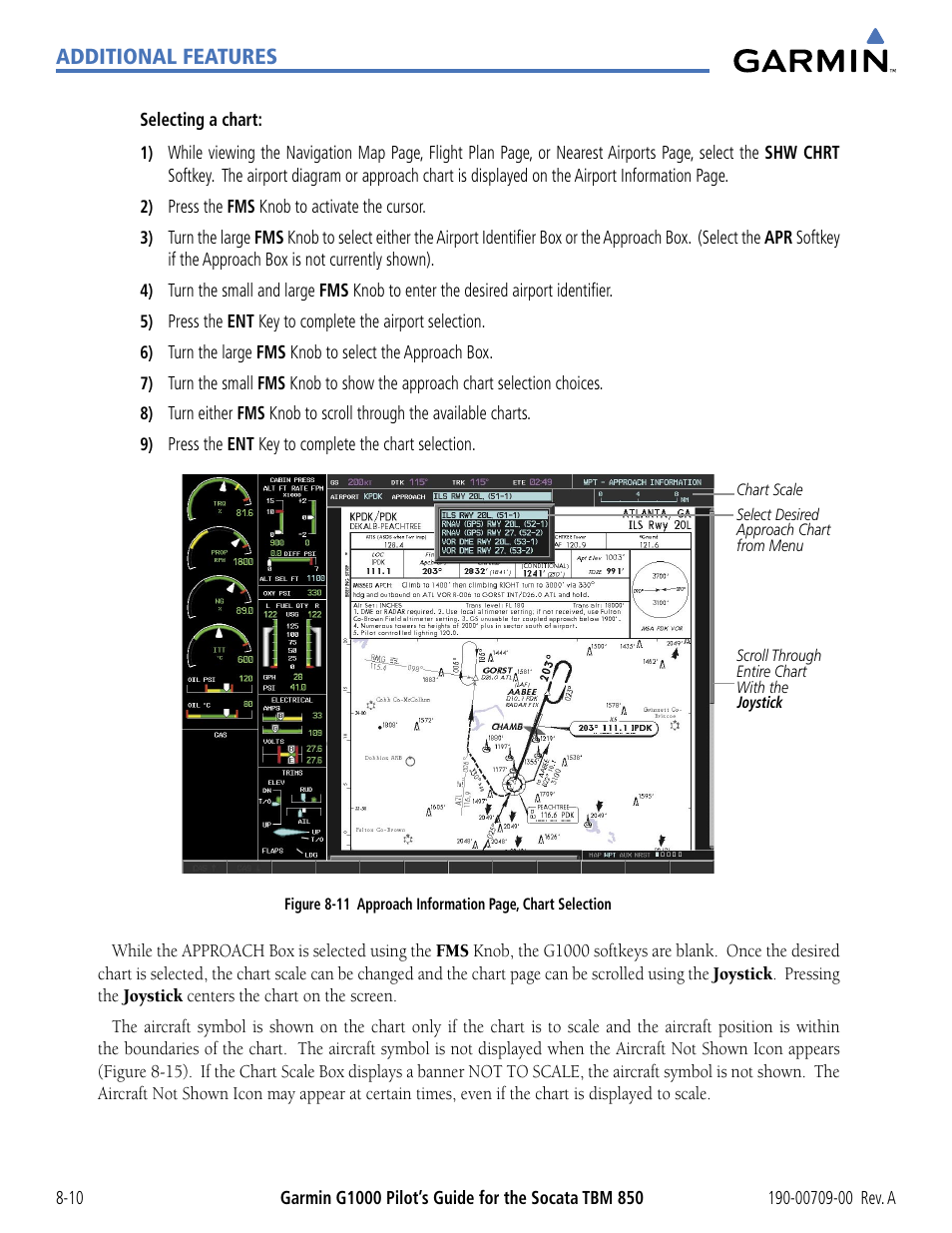 Additional features | Garmin G1000 Socata TBM 850 User Manual | Page 442 / 542