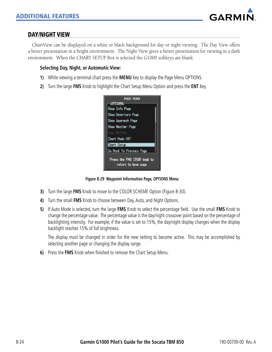 Day/night view | Garmin G1000 Socata TBM 850 User Manual | Page 456 / 542
