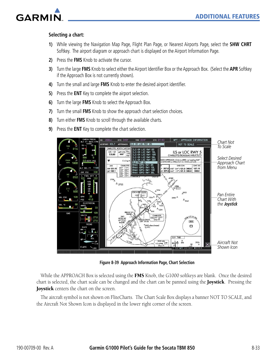 Additional features | Garmin G1000 Socata TBM 850 User Manual | Page 465 / 542