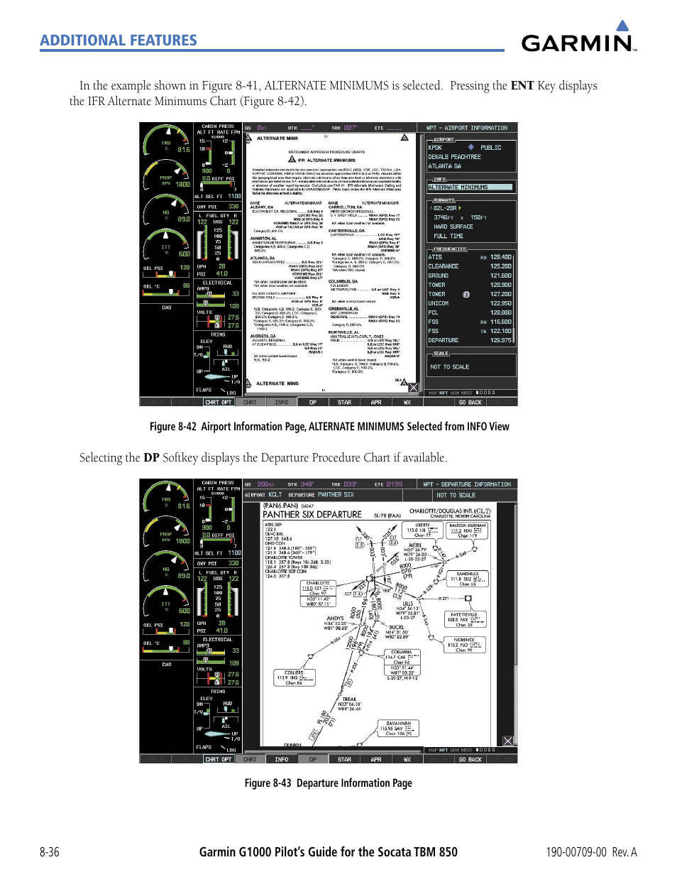 Garmin G1000 Socata TBM 850 User Manual | Page 468 / 542