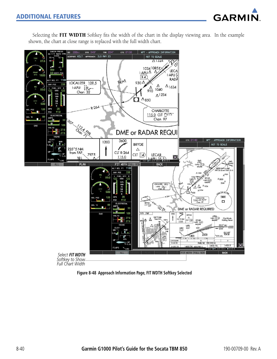 Additional features | Garmin G1000 Socata TBM 850 User Manual | Page 472 / 542