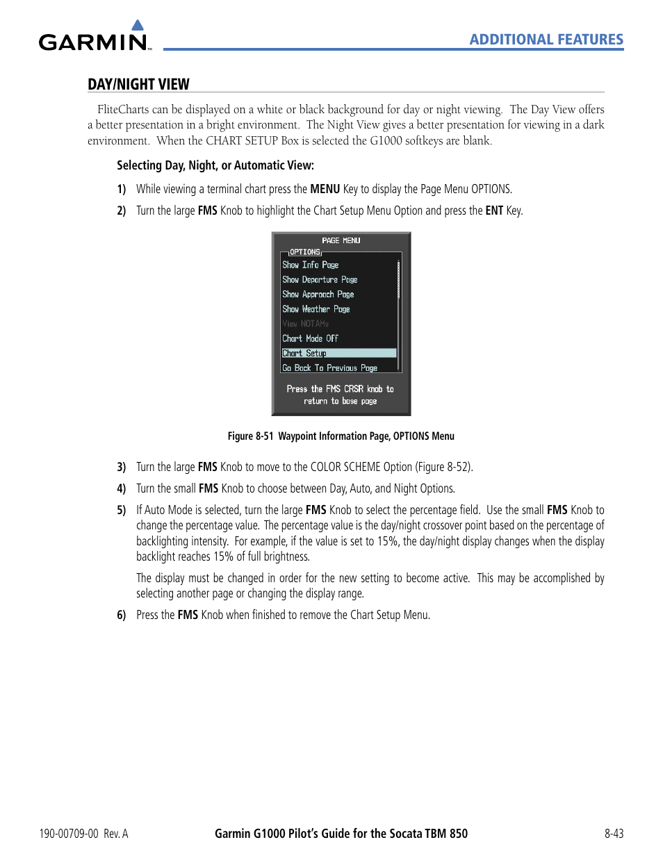 Day/night view | Garmin G1000 Socata TBM 850 User Manual | Page 475 / 542