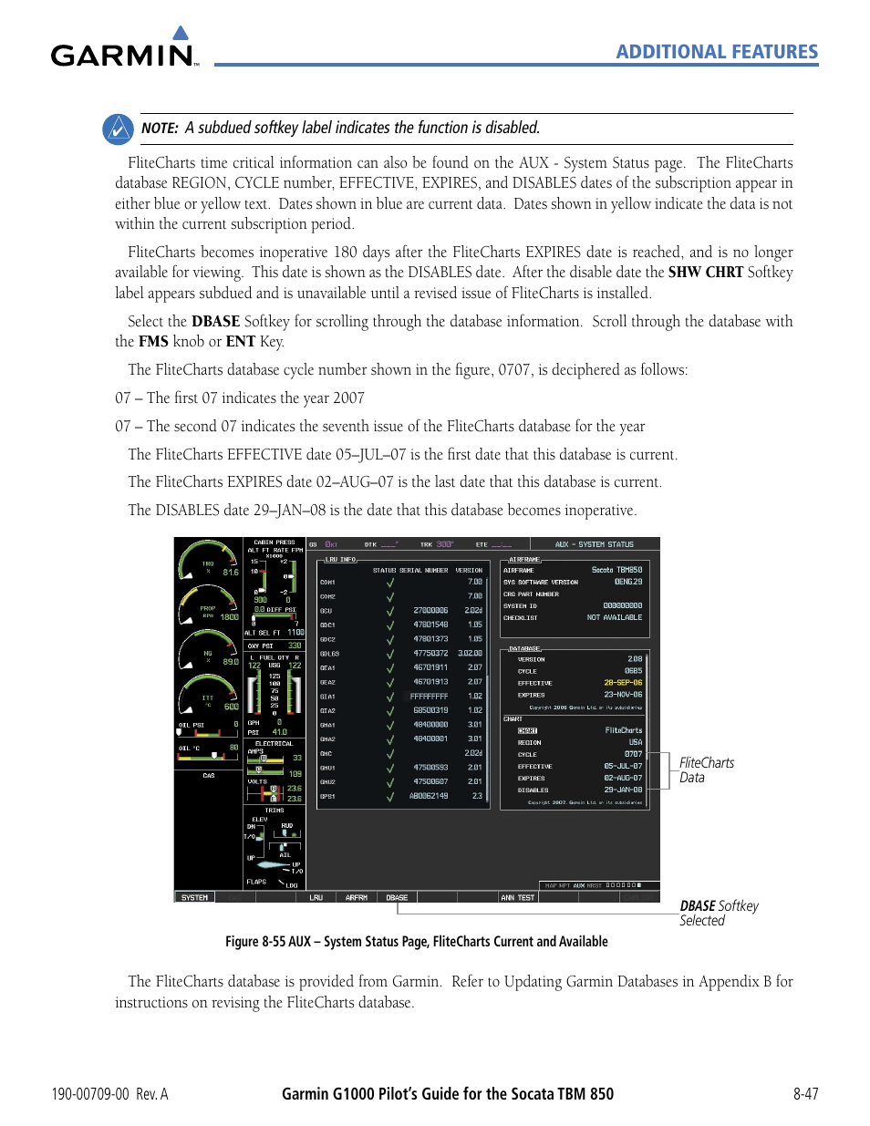 Garmin G1000 Socata TBM 850 User Manual | Page 479 / 542