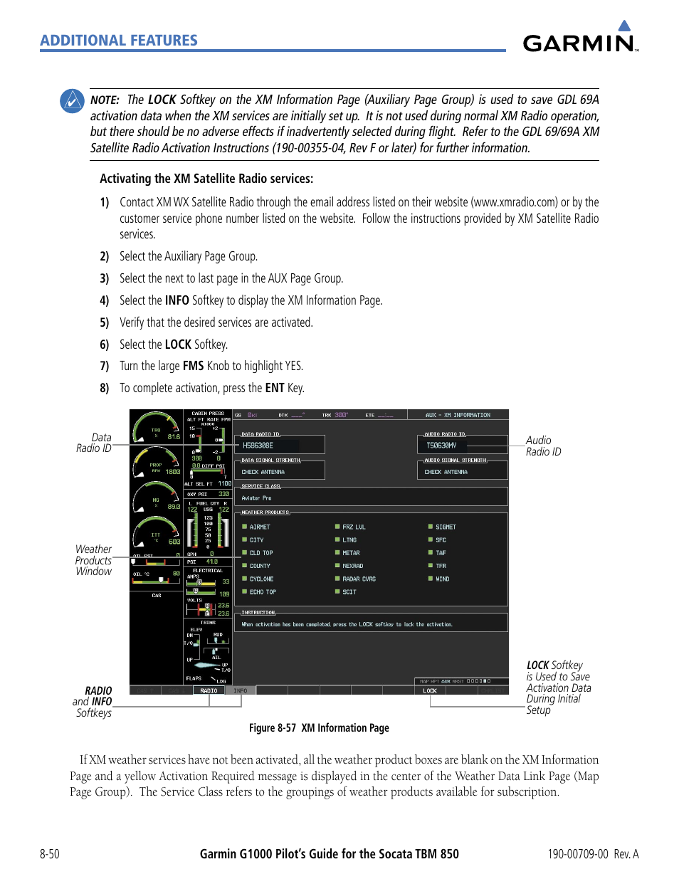 Additional features | Garmin G1000 Socata TBM 850 User Manual | Page 482 / 542