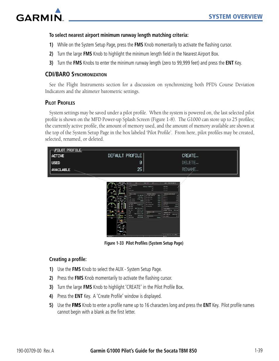 Garmin G1000 Socata TBM 850 User Manual | Page 49 / 542