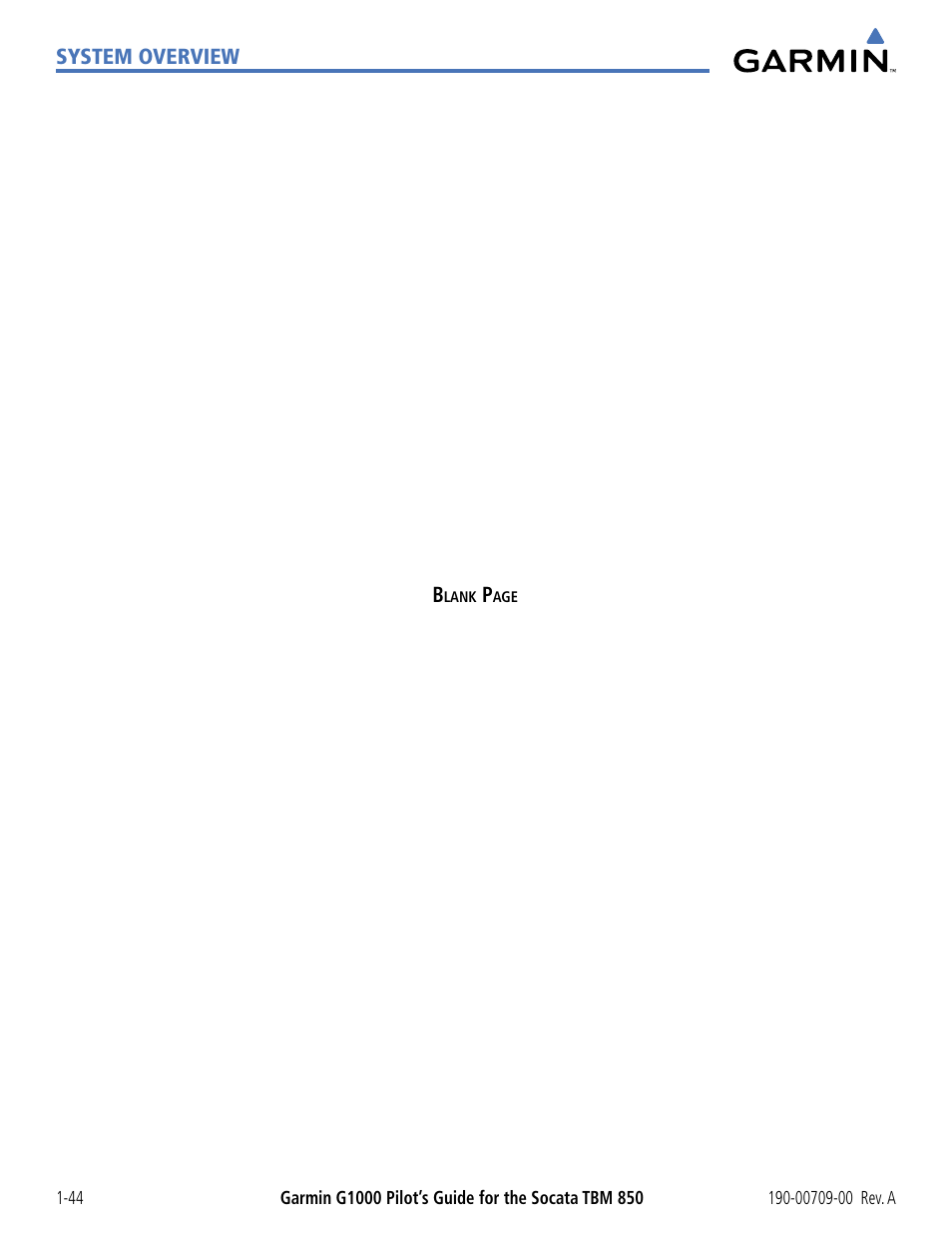 Garmin G1000 Socata TBM 850 User Manual | Page 54 / 542